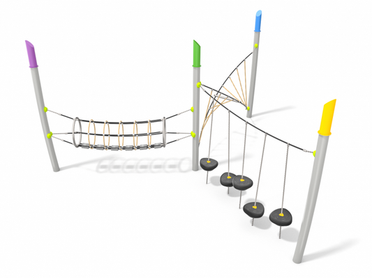 9071 - Klatrepark 3xModul